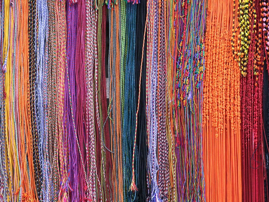 assorted-color textile lot, Beads, Sri Lanka, Colored, Strings HD wallpaper