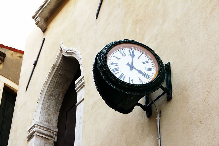 Four O'Clock, Ad, clock face, old-fashioned, obsolete, retro styled HD wallpaper