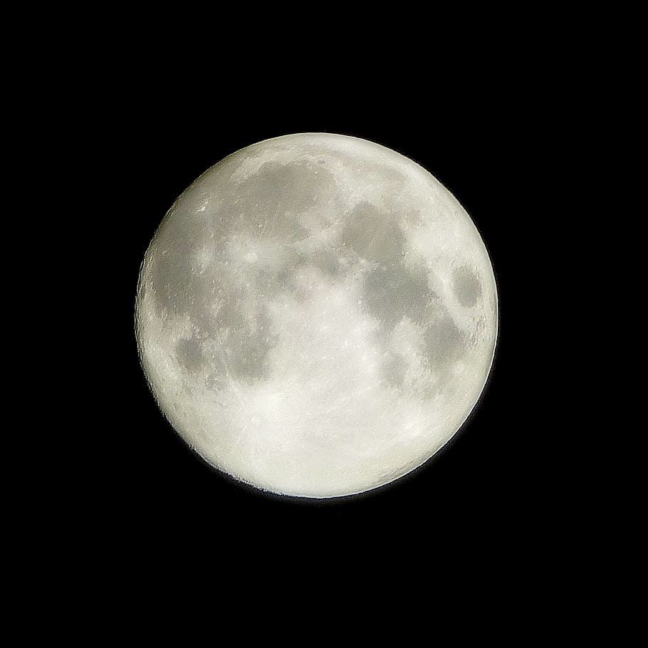 night, moon, atmosphere, astronomy, moon Surface, full Moon HD wallpaper