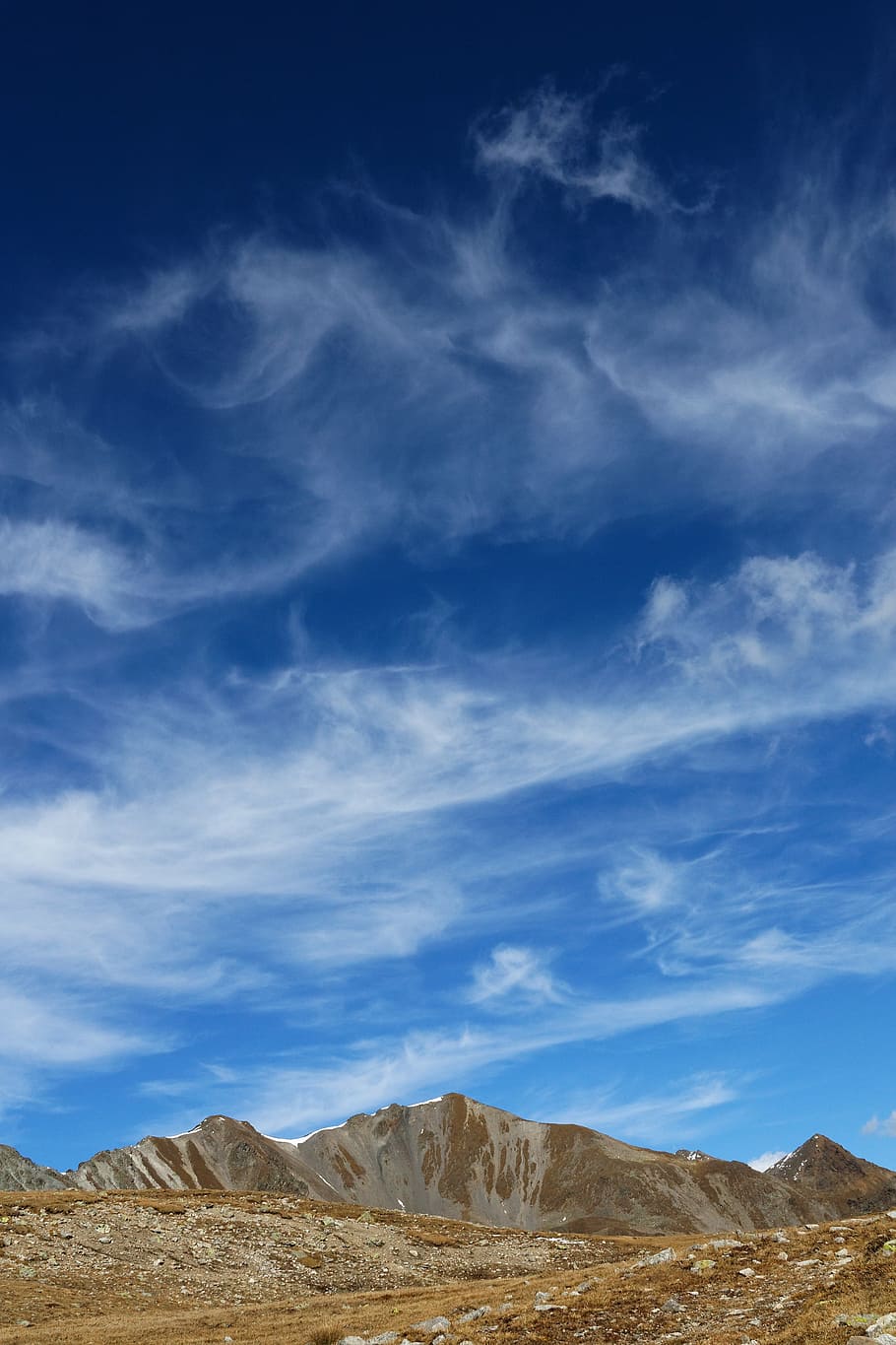 mountains, alpine, clouds, mountain landscape, sky, langtaufers HD wallpaper