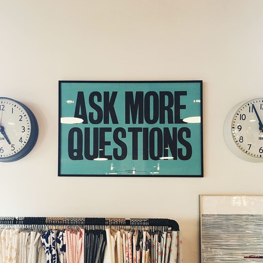 round blue and white analog wall clocks mounted on wall, letters HD wallpaper