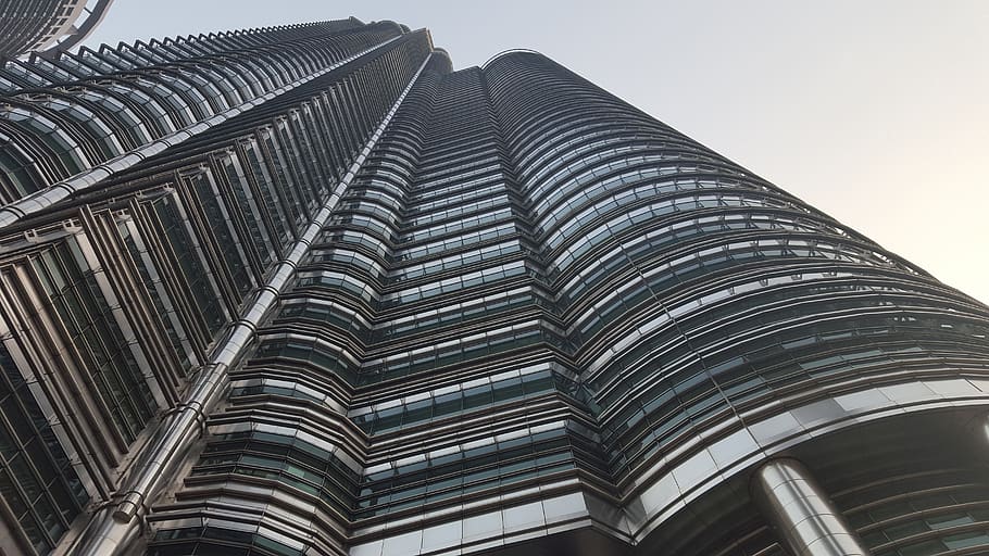 petronas towers, kuala lumpur, malaysia, skyscraper, building, HD wallpaper
