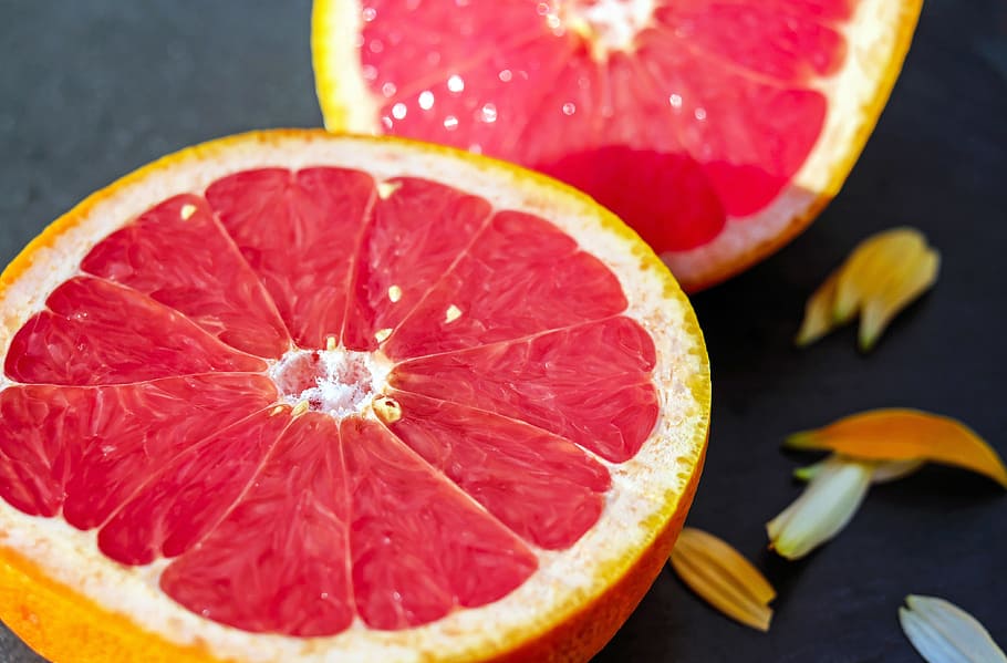 citrus fruit, grapefruit, red, sweet, vitamins, eat, healthy eating HD wallpaper
