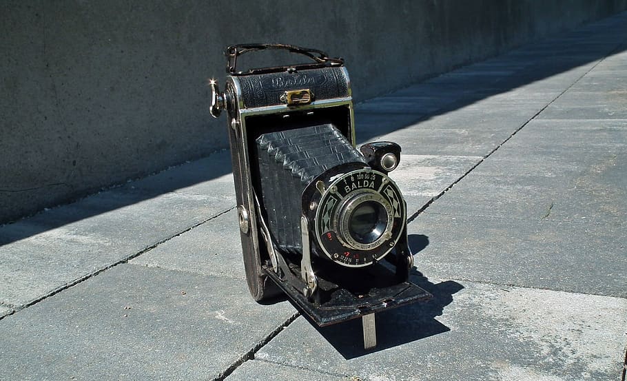 camera, historic, retro camera, old camera, lens, retro styled HD wallpaper