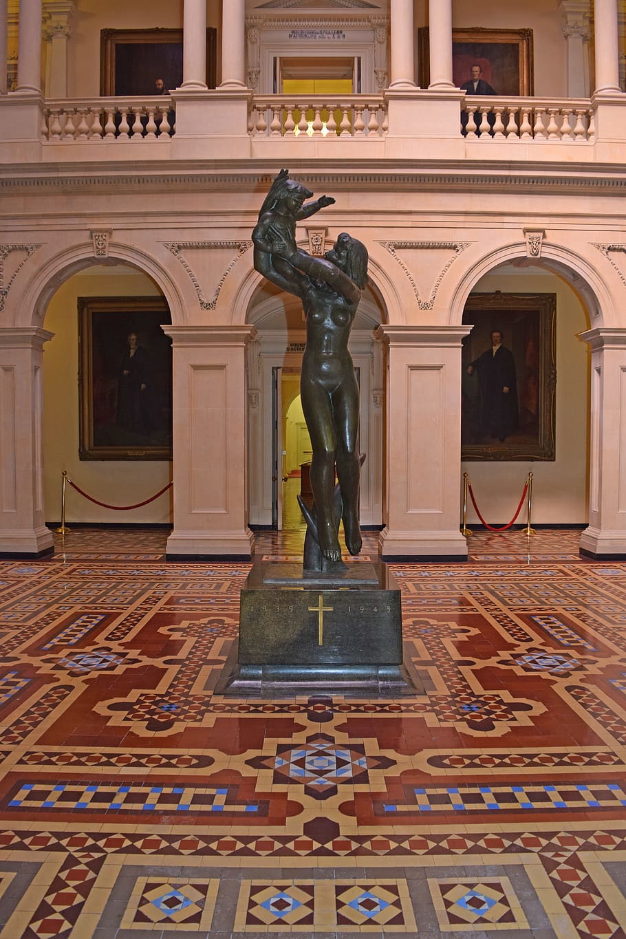 Statue, Osgoode Hall Courthouse, toronto ontario canada, justice, HD wallpaper