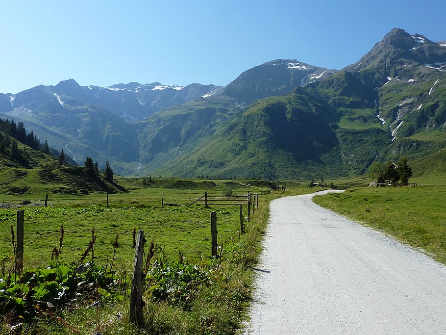 alpine, mountain, hike, sky, austria, summer, nature, scenics - nature HD wallpaper