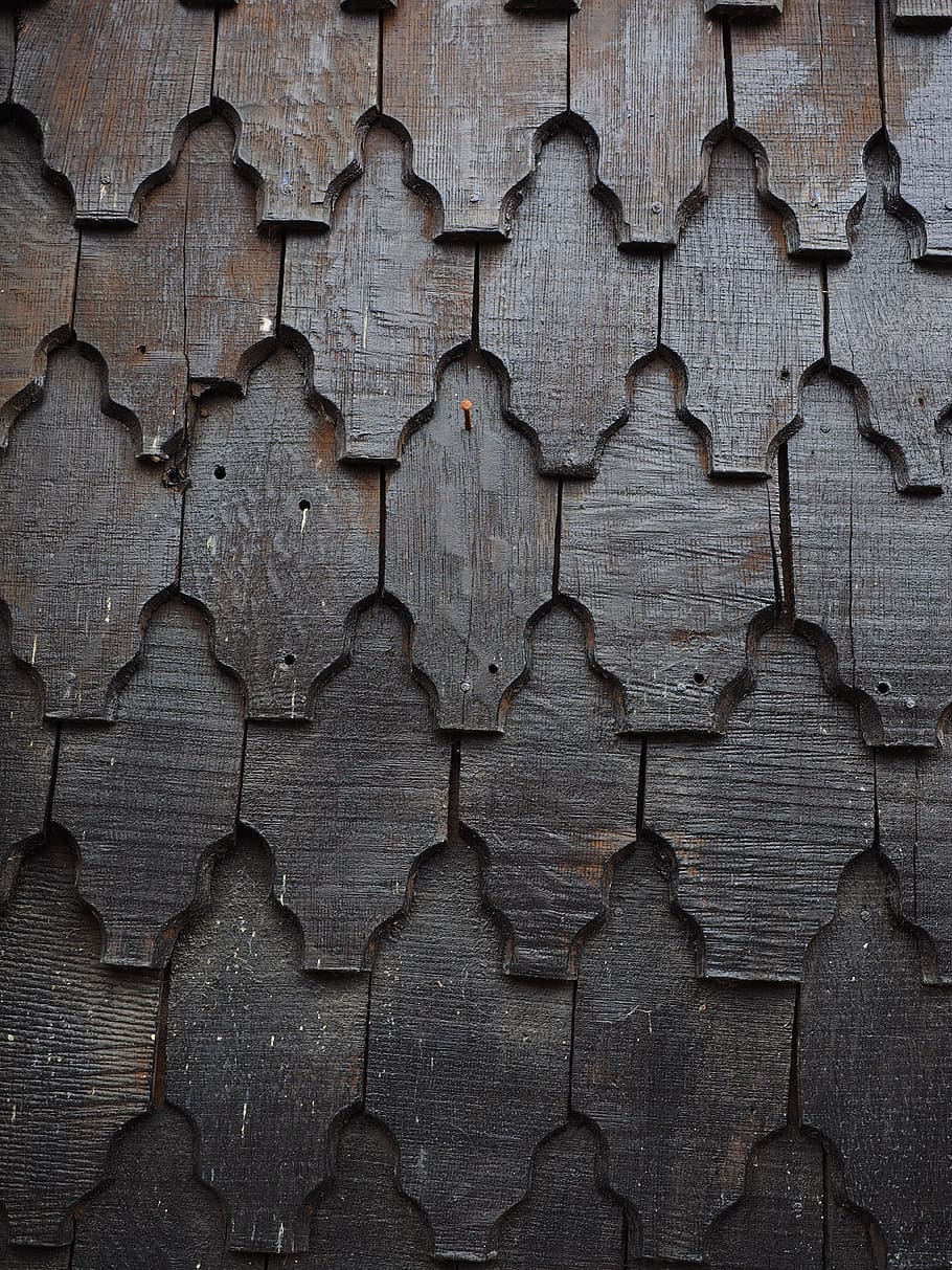 shingle, wood shingles, facade cladding, façade tile, wall formwork HD wallpaper