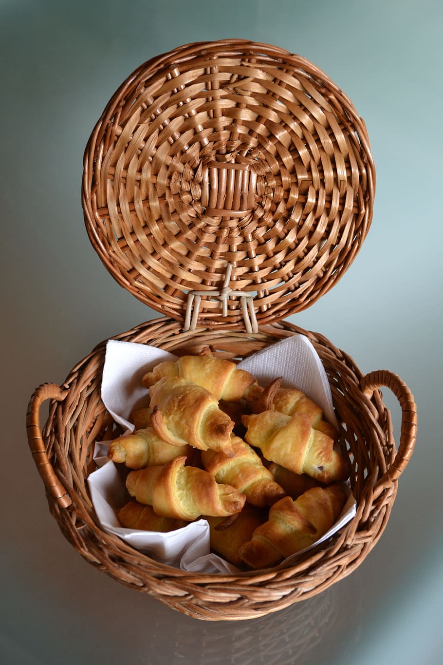 mini croissants, nutella, taste, gluttony, home made, child HD wallpaper