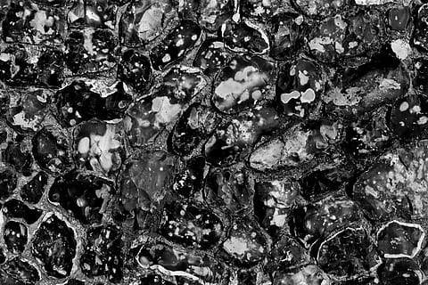 Close-up detail of an old flint wall in Devon, South West England HD wallpaper