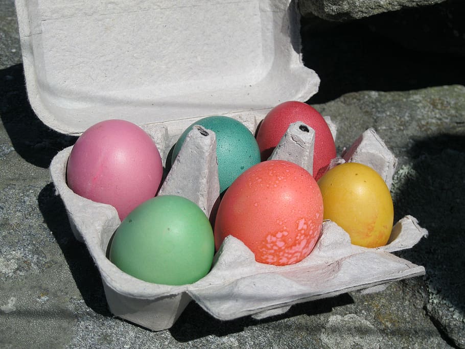 easter eggs, colored eggs, holidays, tradition, painted eggs HD wallpaper