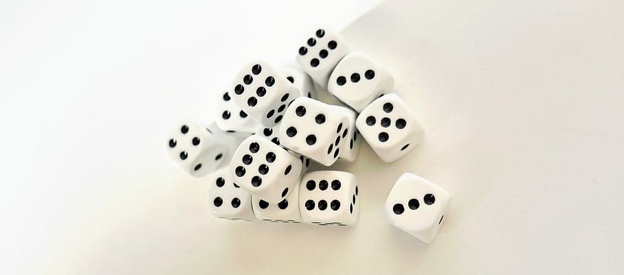 cube, play, craps, luck, patience, numbers eyes, two, leisure games, HD wallpaper