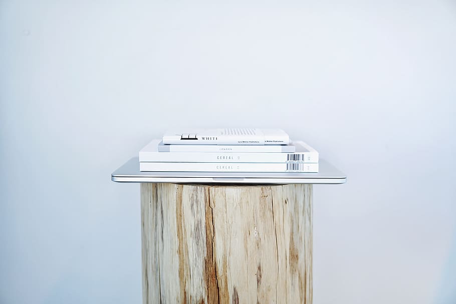 four white books, four educational books, Minimal, Reading, List HD wallpaper