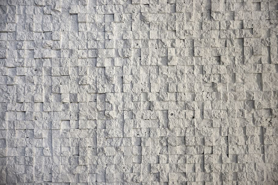gray brick wall, stone, white, sarmiento, solid, old, texture