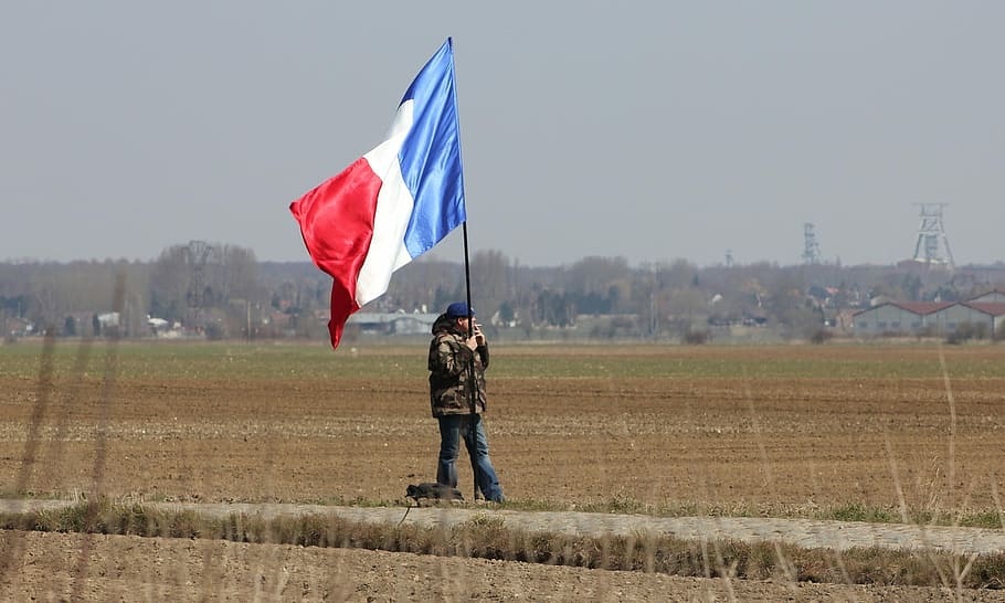 Flag, France, National, Tricolour, symbol, pole, republic, banner, HD wallpaper
