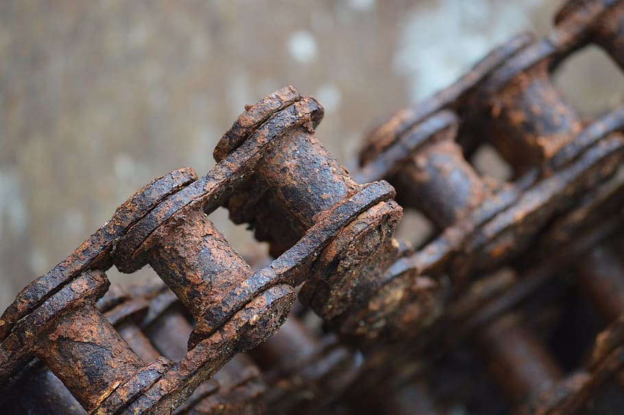 Stainless, Chain, Metal, Iron, links of the chain, weathered, HD wallpaper