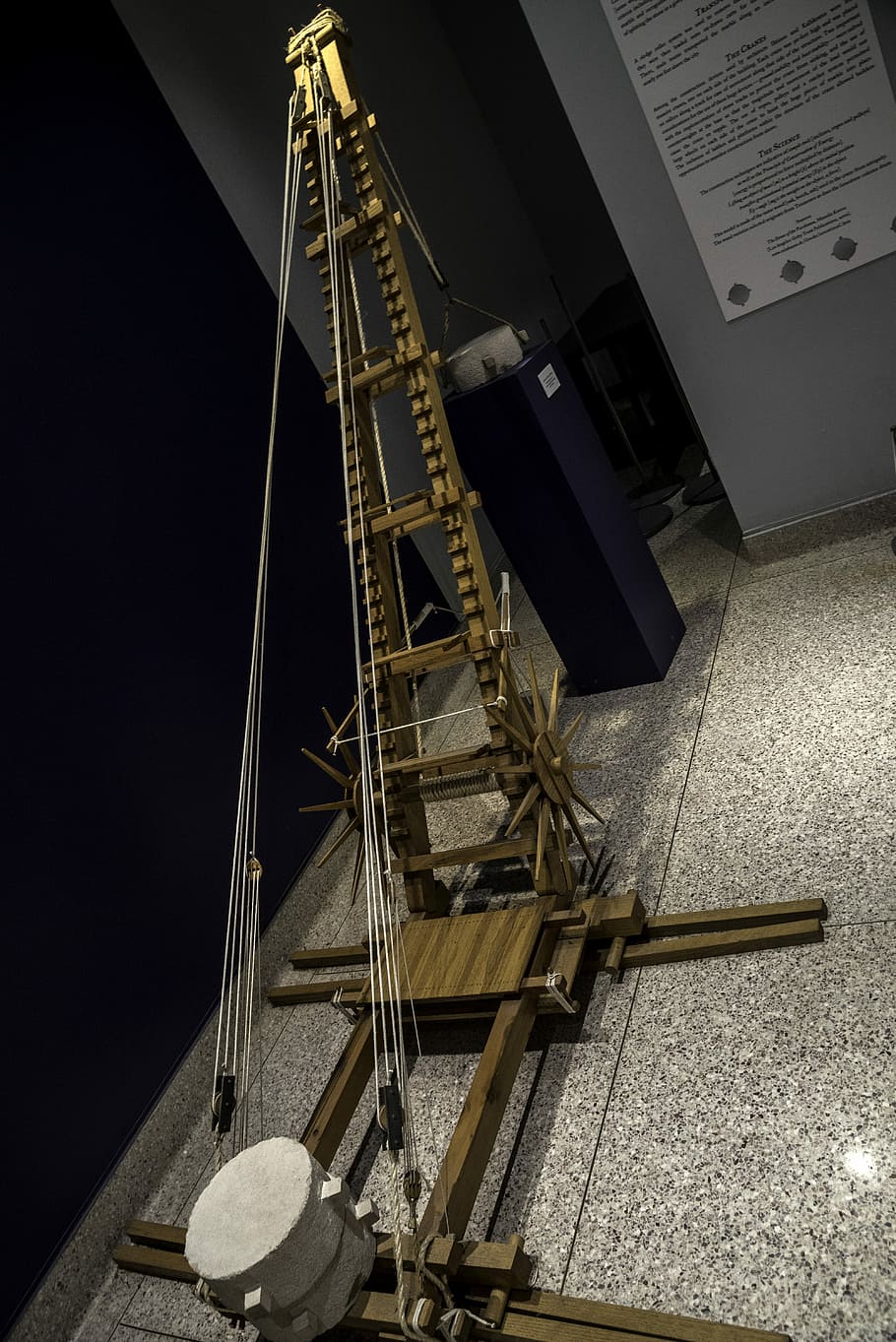 Crane Machine used to build original Parthenon, Nashville, ancient machine HD wallpaper