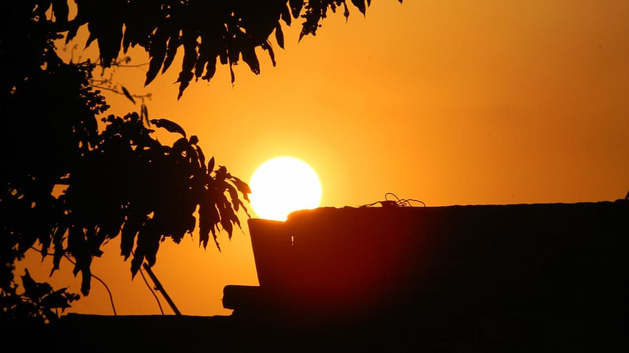 sunset, nature, landscape, summer, sunlight, sunny, outdoor HD wallpaper