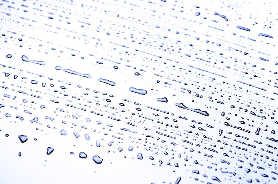 water droplets on clear glass, background, macro, splash, rain HD wallpaper