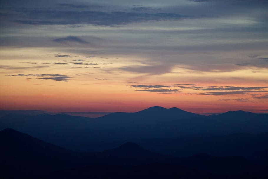 dark, cloud, sky, sunset, landscape, beauty in nature, mountain HD wallpaper