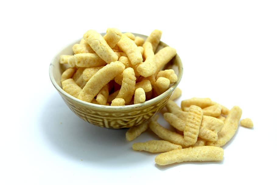 chip, crisp, pack, snack, bowl, tureen, isolated, heap, pepper HD wallpaper