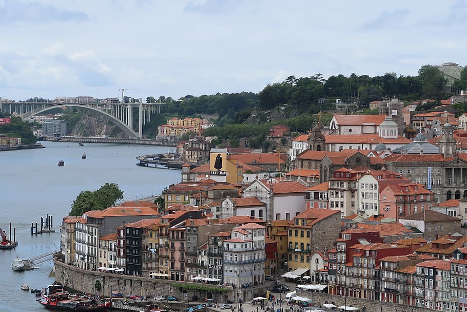 porto, city, river, architecture, building exterior, built structure HD wallpaper