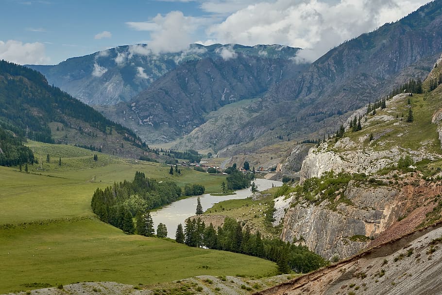 mountain, nature, landscape, panoramic, travel, scenics - nature HD wallpaper