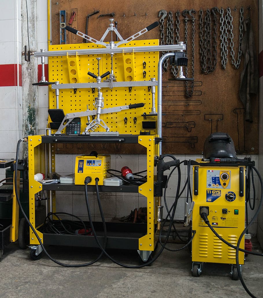 workshop, vehicles, maintenance, equipment, industry, construction Industry HD wallpaper