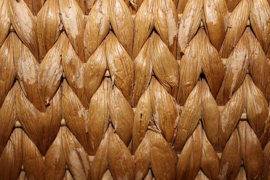 rattan, braid, woven, structure, wicker, pattern, natural material, HD wallpaper