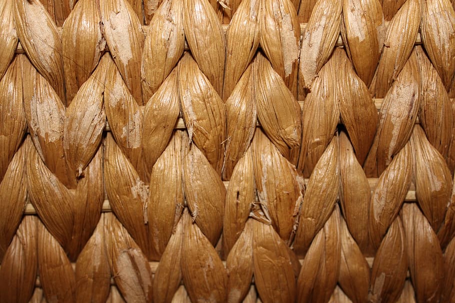 rattan, braid, woven, structure, wicker, pattern, natural material HD wallpaper