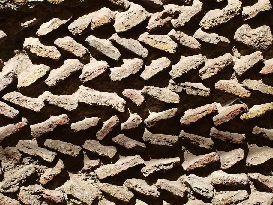 Wall, Bricks, Old, Pattern, Antique, texture, no people, full frame HD wallpaper