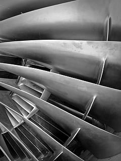 Technology, Turbine, Engine, Drive, aviation, rotor blades HD wallpaper