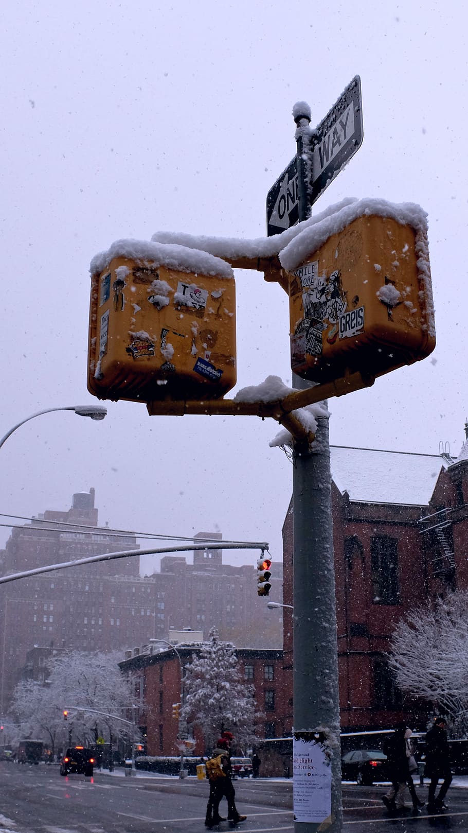 photo of one way sigange, man crossing the street, signpost, ssign HD wallpaper