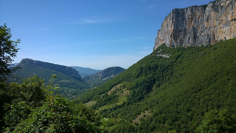 landscape, mountain, summit, cliff, roche, limestone, nature HD wallpaper