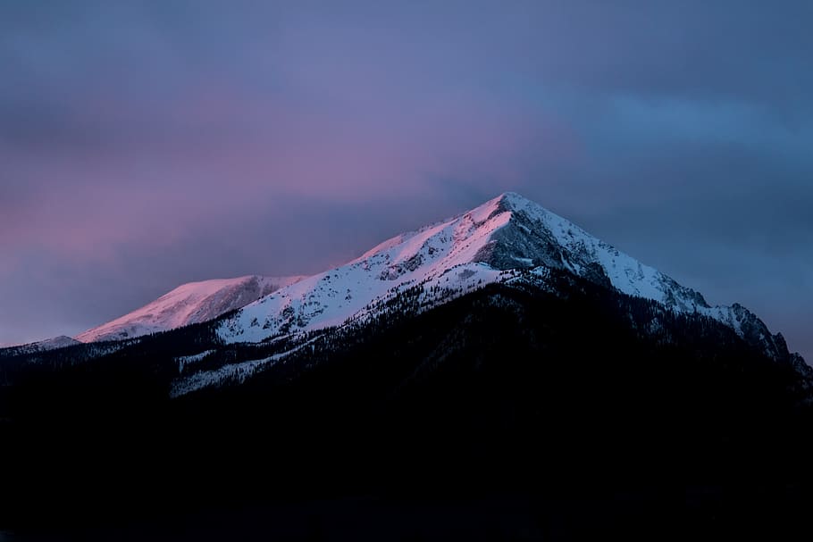 mountain, highland, cloud, sky, summit, ridge, landscape, nature HD wallpaper