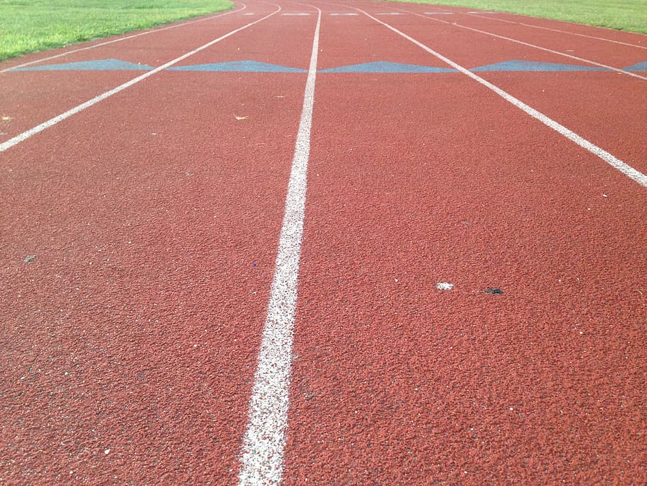 track, straight, lines, running, sport, stadium, competition HD wallpaper