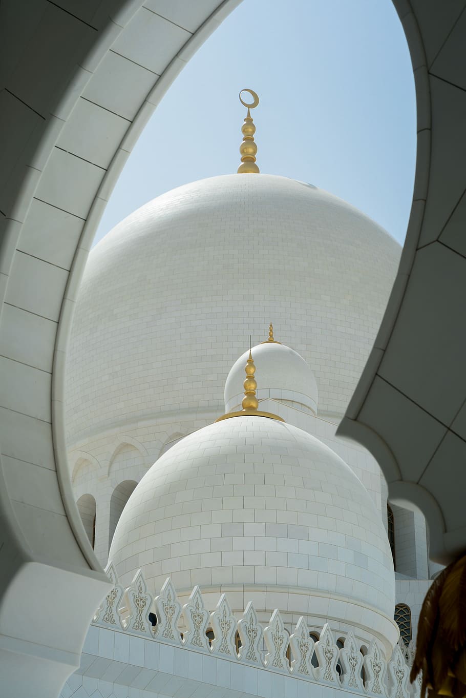 white dome mosque, Szech Zayed Mosque, U.A.E., architecture, historical, HD wallpaper