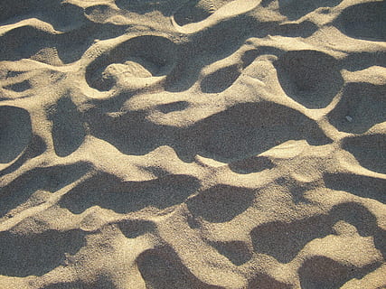 sand, texture, beach, nature, ripples, background, barefoot HD wallpaper