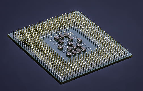 silver computer processor, electronics, integrated circuit HD wallpaper