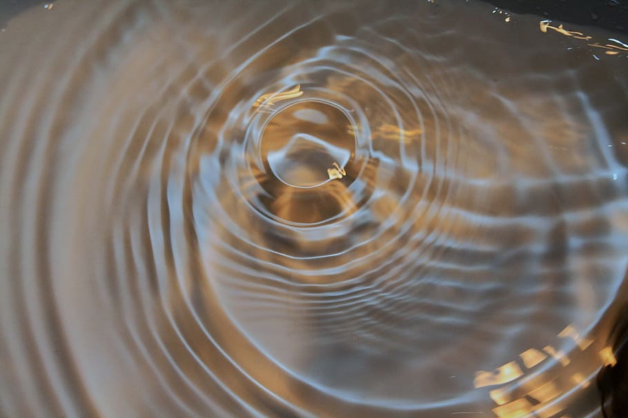 water, drop, sink, liquid, rain, reflection, bubble, wet, ripple HD wallpaper