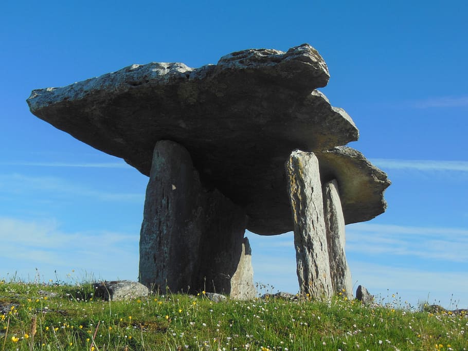 Building, Grave, Ireland, sky, day, outdoors, no people, cloud - sky HD wallpaper