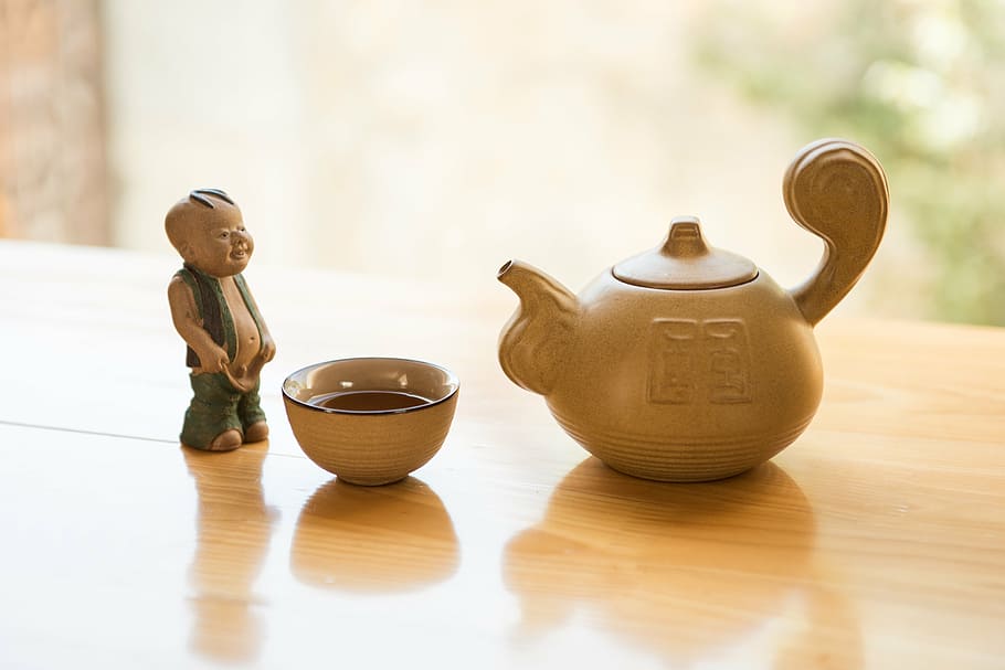 tea, teapot, doll, leisure, tea - hot drink, food and drink HD wallpaper