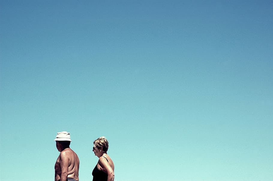 man and woman photo, human Age, time Of Day, image Technique HD wallpaper