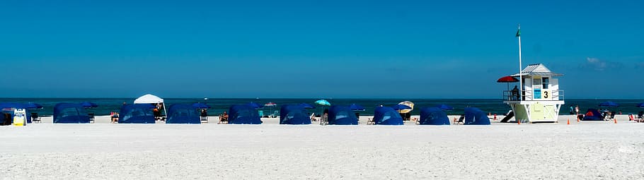 beach, blue, sand, summer, sea, water, sky, vacations, focus on foreground HD wallpaper