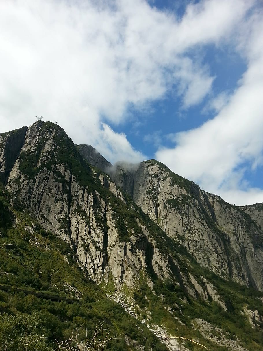 mountains, landscape, alpine, nature, scenics, outdoors, mountain Peak HD wallpaper