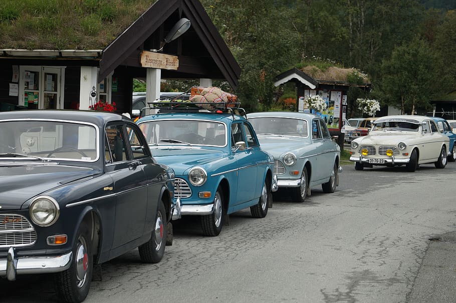 Volvo, Old Car, Oldtimer, Classic, automotive, transportation HD wallpaper