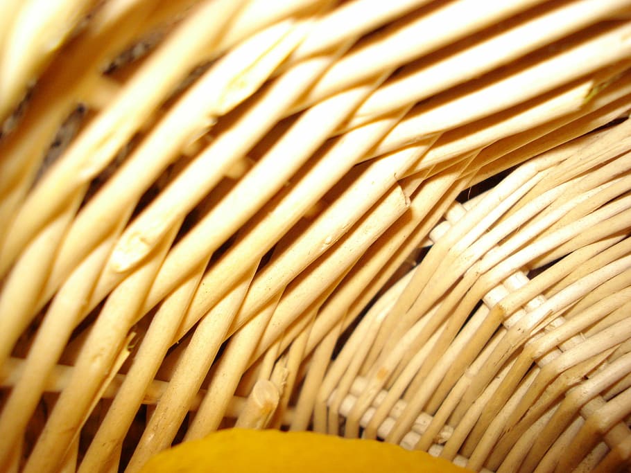 wicker, basket, light brown, background, texture, food, yellow HD wallpaper