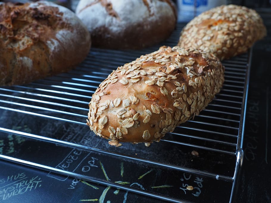 bread, bake bread, self-made, loaf of bread, baked goods, food HD wallpaper