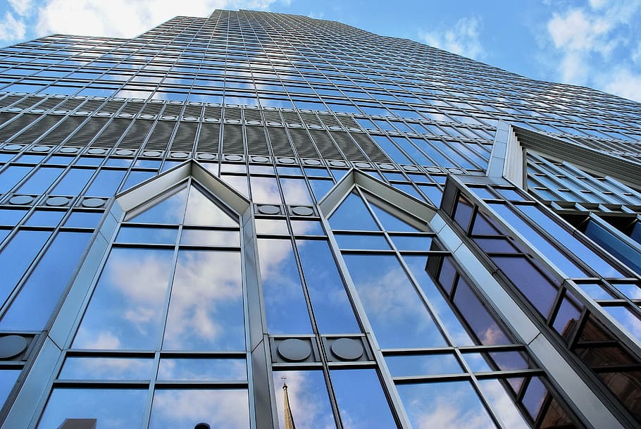 Canada, Montréal, Building, Reflections, transparency, glass HD wallpaper