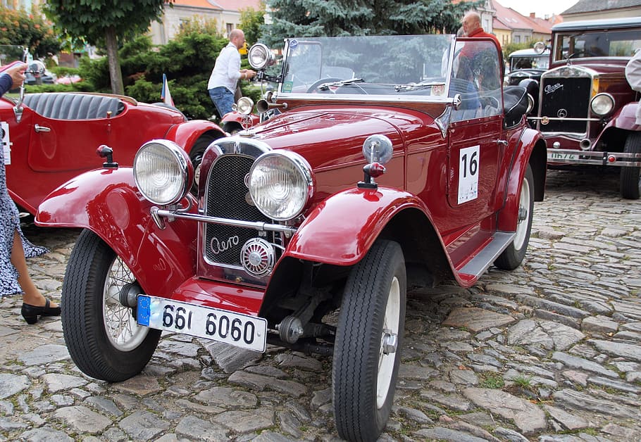 auto, old, veteran, nostalgia, oldtimer, bugatka, retro, vintage HD wallpaper