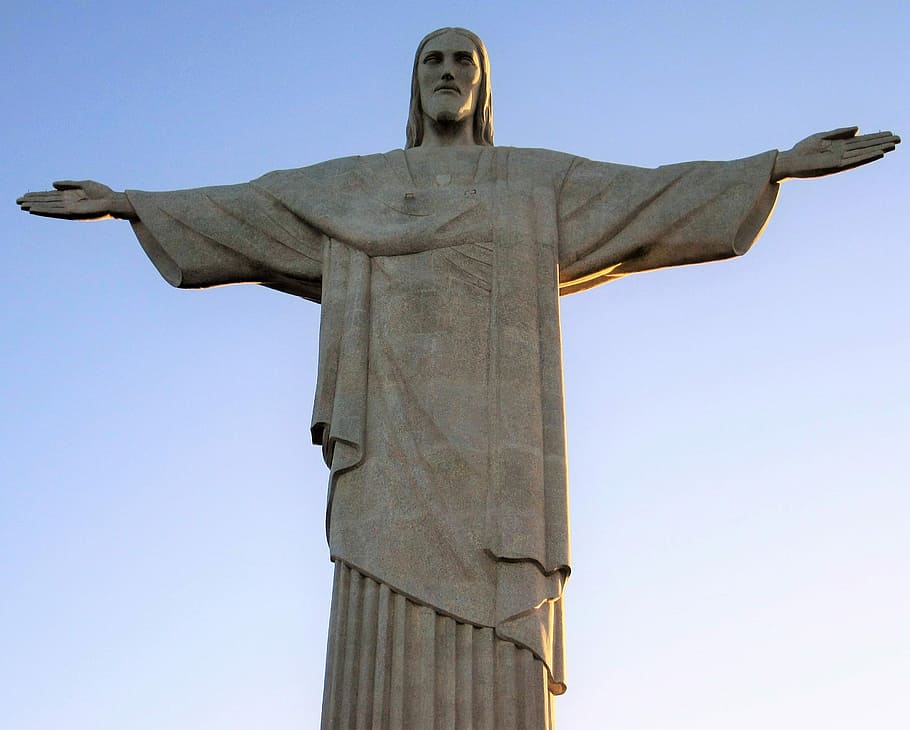 Cristo Redentor, Christ the Redeemer statue in Rio De Janeiro, Brazil, HD wallpaper